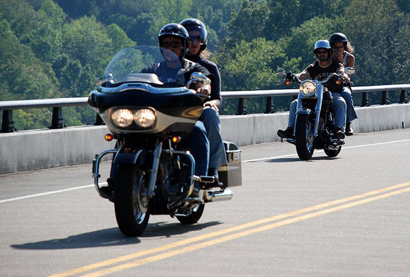 Riders with German styled Helmets