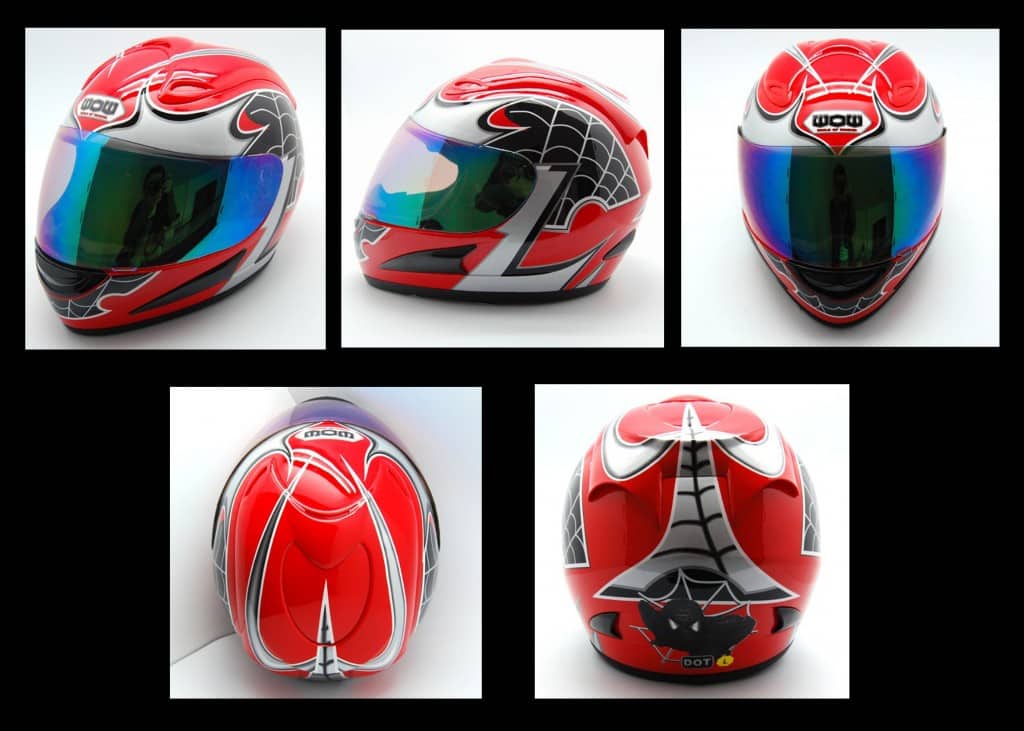 boys spiderman helmet