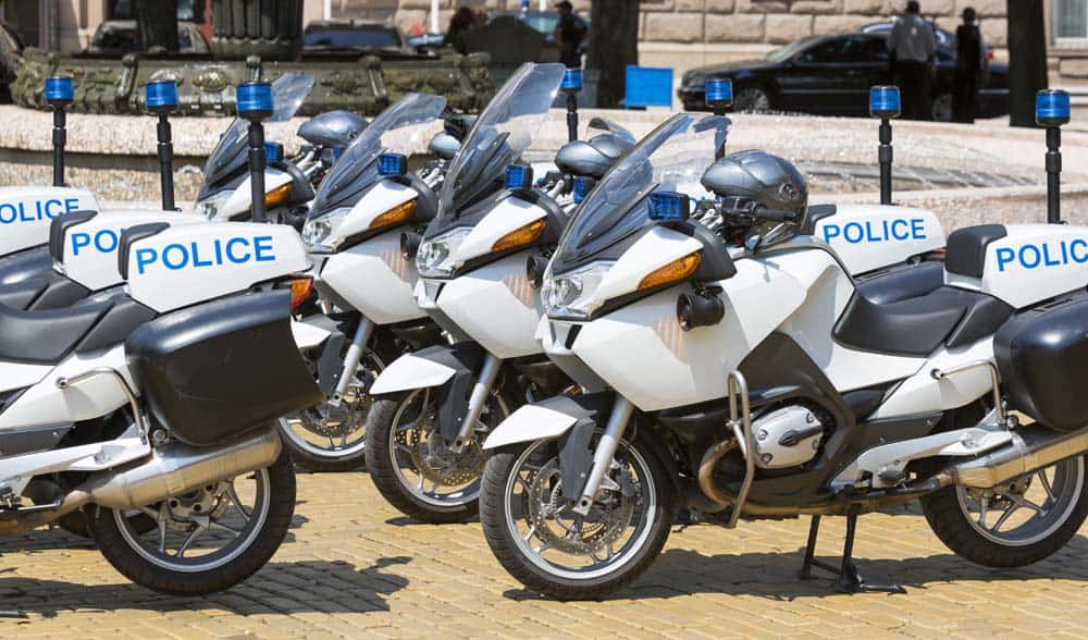 Police motorcycles