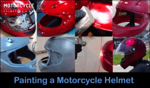 paint a motorcycle helmet