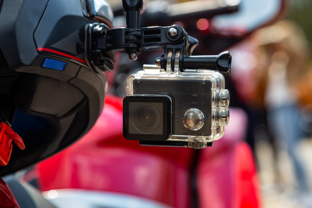 learn how to mount gopro on motorcycle helmet