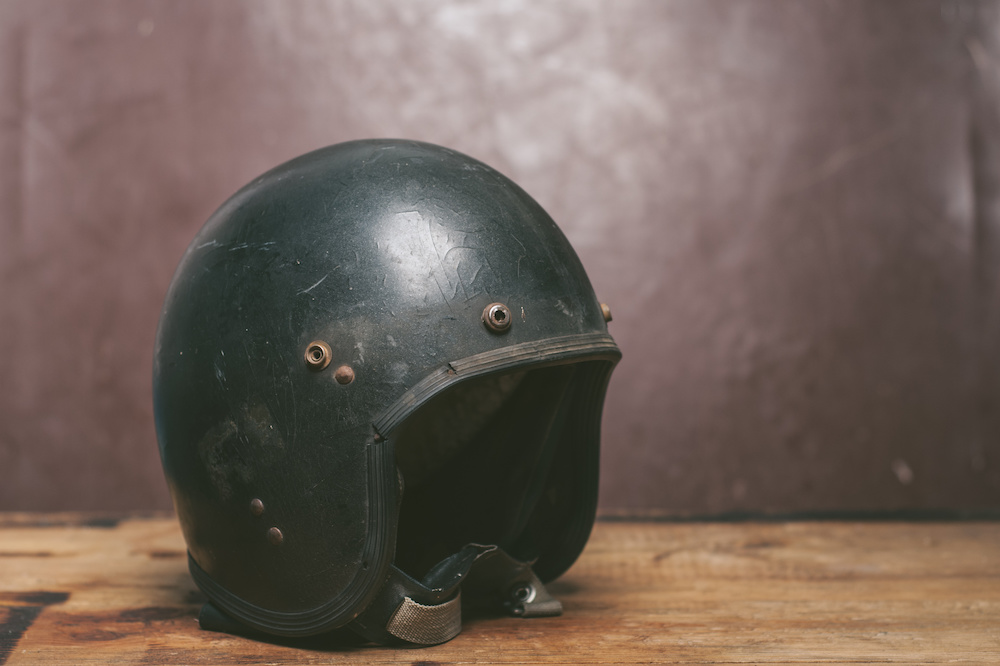tips on what to do with old motorcycle helmet